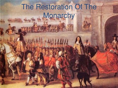 The Glorious Revolution; A Triumphant Restoration and a Watershed Moment for British Monarchy